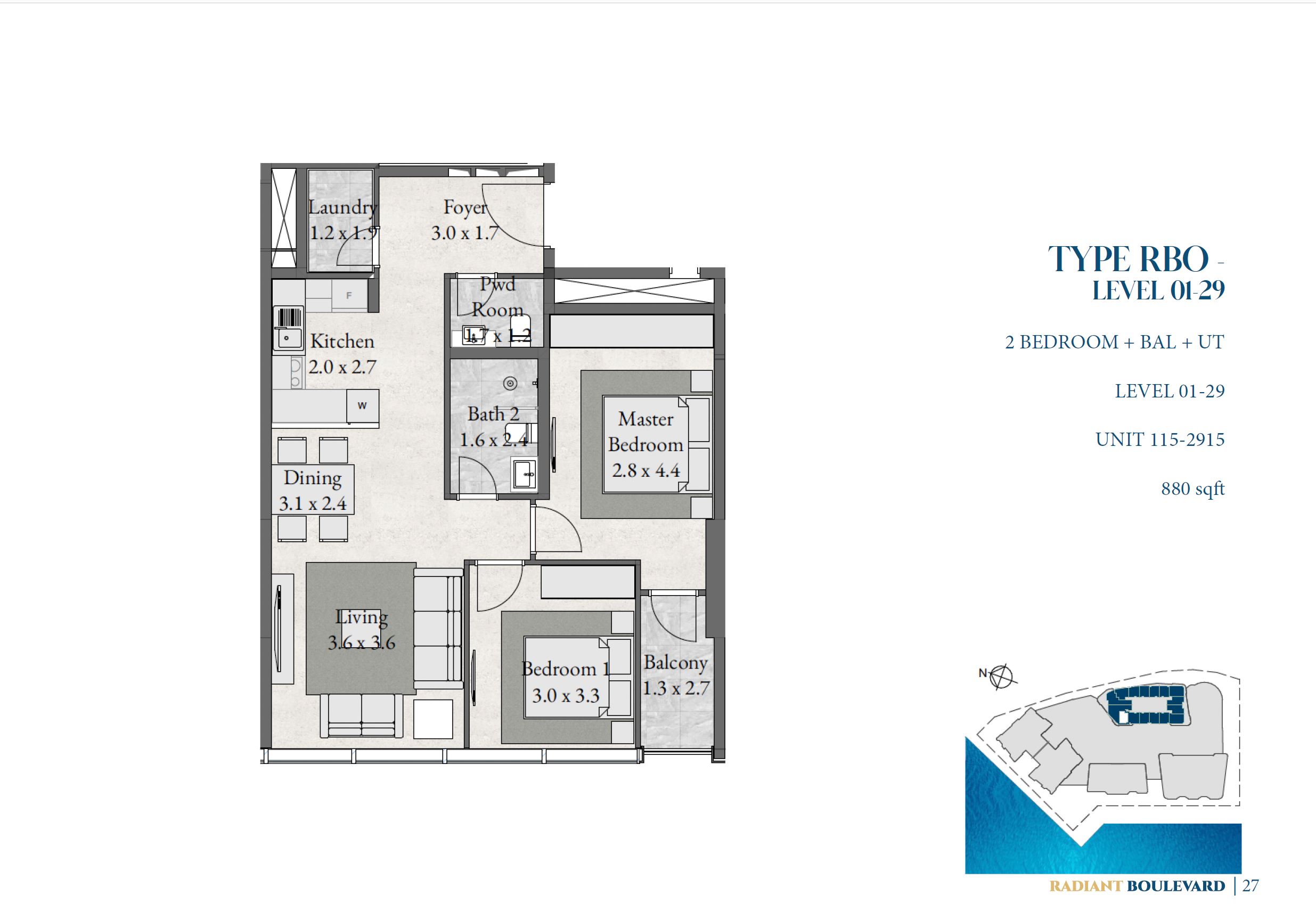  Radiant Boulevard by Radient Real Estate in Al Reem Island